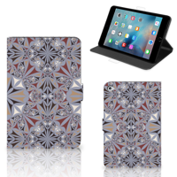 Apple iPad Mini 5 Leuk Tablet hoesje Flower Tiles - thumbnail