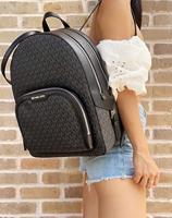 Rugzak Michael Kors Jaycee Zwart 39 x 32 x 13 cm - thumbnail