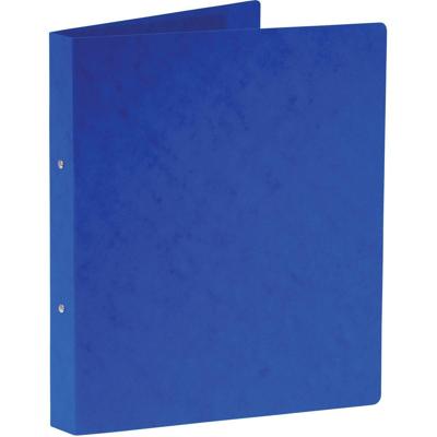 Bronyl ringmap, voor ft A4, uit glanskarton, 2 ringen van 25 mm, blauw