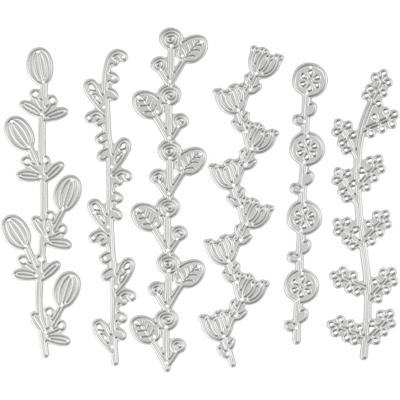 Creativ Company Stans- en embossing mallen, bloemen ranken, afm 143x123 mm, 1 stuk