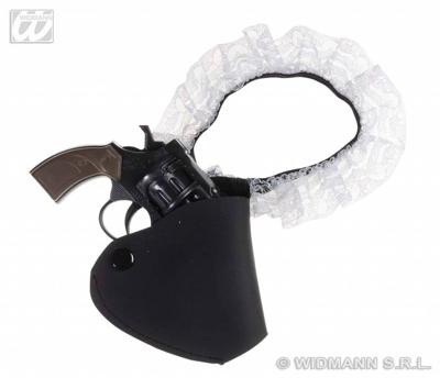 Kousenband met pistool