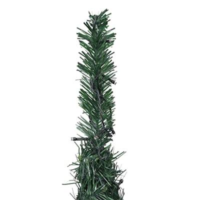VidaXL Kunstkerstboom met verlichting pop-up 180 cm groen