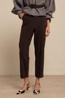 Studio Anneloes Roisin Bonded Trousers 13560 Broek 8700 Espresso - thumbnail