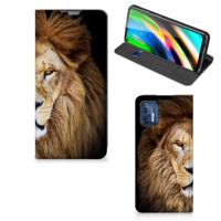 Motorola Moto G9 Plus | Hoesje maken | Leeuw - thumbnail
