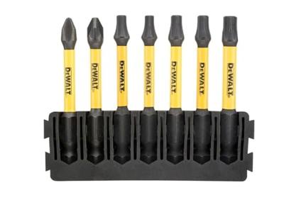 DeWalt Accessoires Bitset | Houder + IMPACT Torsion | 57 mm | PBitset | H2 x1, PZ2 x1, T20 x2, T57 x2, T30 x1 - DT70820-QZ