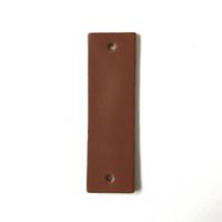 Leren label cognac - thumbnail