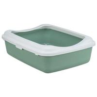 Kattenbak Trixie Classic Wit Groen Plastic 37 × 15 × 48 cm - thumbnail