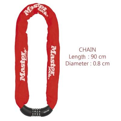 MASTER LOCK fietsslotketting - ideaal voor fietsen, elektrische fietsen, mountainbikes en andere MASTER LOCK fietsslotketting - ideaal voor fietsen, elektrische fietsen, mountainbikes en andere