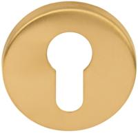 Formani | Cilinderplaatje BASIC LBY50 | 6mm | PVD Mat Goud - thumbnail