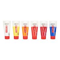 Talens Art Creation acrylverf tube van 75 ml, set van 12 tubes in geassorteerde kleuren - thumbnail