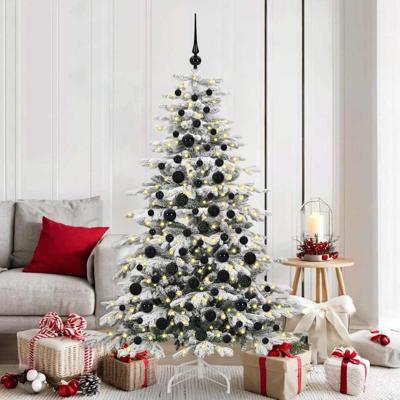 Kerstbal Set met 300 LED 120 pcs Zwart Kunststof