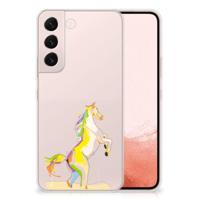 Samsung Galaxy S22 Telefoonhoesje met Naam Horse Color - thumbnail