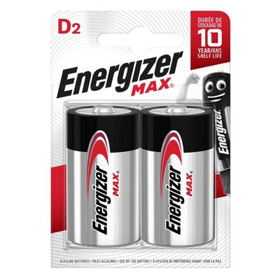 Alkaline Batterij D 1.5 V Max 2-Blister Alkaline Batterij D 1.5 V Max 2-Blister
