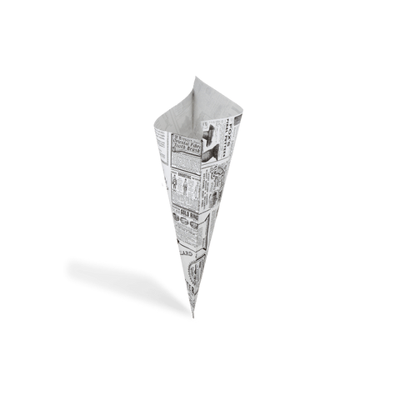 Puntzakken &apos;Krant&apos; K24 - 24cm vetvrij papier BIO