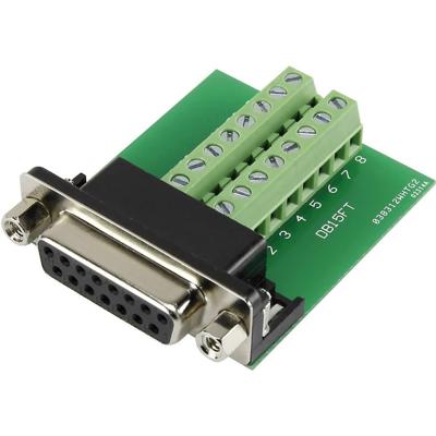 TRU COMPONENTS DSUB15F-16TB-2 1229333 D-sub bus 90 ° Aantal polen: 15 Schroeven 1 stuk(s)