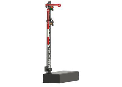 Märklin 70414 H0 Vormsein 2-armig, Mast Hoofdsein Kant-en-klaar model