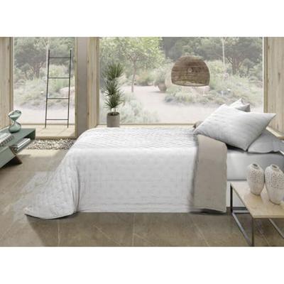 Sprei Pierre Cardin LORENA Wit Bed van 135 (3 Onderdelen)