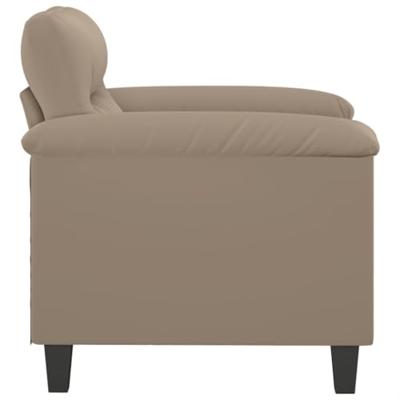 Fauteuil 60 cm microvezelstof taupe
