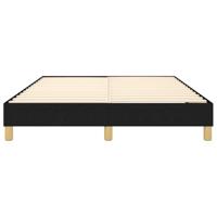 Boxspringframe stof zwart 140x200 cm - thumbnail
