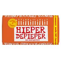 Chocolade tony chocolonely hieper de pieper reep | 15 stuks - thumbnail
