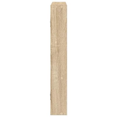 Wandschap 43x9x60 cm bewerkt hout sonoma eikenkleurig