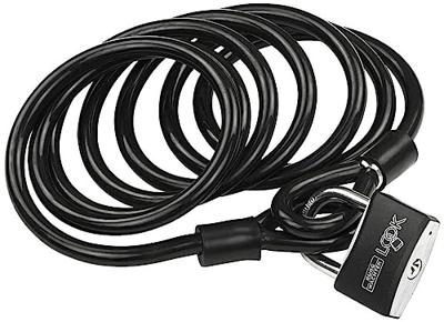 Burg Wächter 750 250 + 402/50 Spiraalkabelslot Zwart Sleutelslot