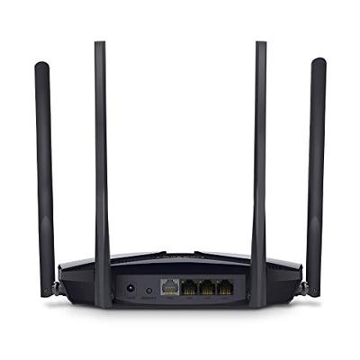 Mercusys WiFi 6 1800 Mbps router, dual-band wifi-router, 4 RJ45 Gigabit poorten, 4 antennes 5 dBi, MU-MIMO, WPA3, intelligente verbinding, ouderlijk toezicht, BSS-kleurtechnologie, MR70X