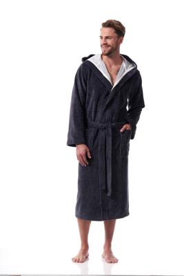 Morgenstern Morgenstern Marc Heren Badjas graphit XL