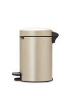 Brabantia pedaalemmer Newlcon 3 liter Metallic Gold - thumbnail