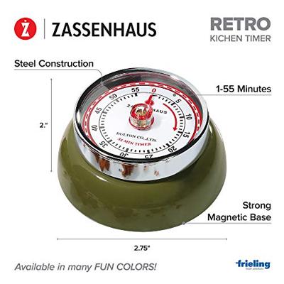 ZASSENHAUS - Speed - Kookwekker 7x3cm Olijfgroen