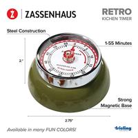 ZASSENHAUS - Speed - Kookwekker 7x3cm Olijfgroen - thumbnail