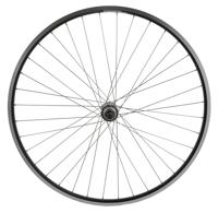 Sunrace Cordo achterwiel 28" 19-622 naaf freewheel vaste as rvs spaak zwart - thumbnail