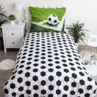 Voetbal Dekbedovertrek Corner - Eenpersoons - 140 x 200 cm - Groen - thumbnail