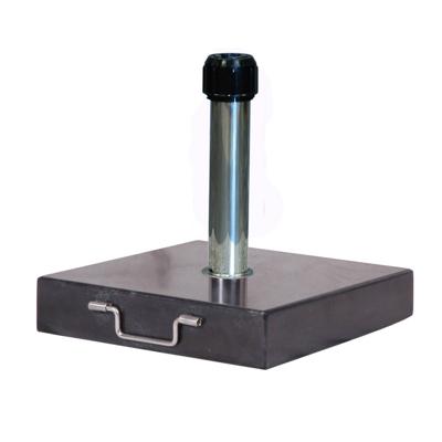 Universele stokparasolvoet Platinum 40kg 'Rome Como Lugano Own' met hendel, geschikt voor alle stokparasols - Warentuin over zee Universele stokparasolvoet Platinum 40kg 'Rome Como Lugano Own' met hendel, geschikt voor alle stokparasols - Warentuin over zee