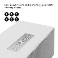 Audio Pro Drumfire II Smart Multiroom Wifi speaker Wit - thumbnail