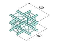 Alutruss DQ4-PAC41 Kruis - thumbnail