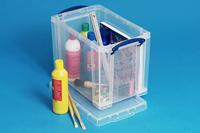 Really Useful Box opbergdoos 19 liter hangmappenkoffer, transparant - thumbnail