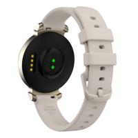 By Qubix - Siliconen bandje - Zandgrijs - Compatible met Garmin Lily 2 - Compatible Garmin bandje - thumbnail