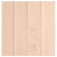Servetten 30 Jaar Elegant Blush (10st) - thumbnail