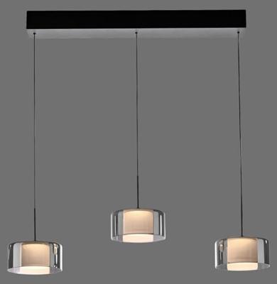 Paul Neuhaus 3-lichts hanglampRika zwart - 2113-18