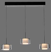Paul Neuhaus 3-lichts hanglampRika zwart - 2113-18 - thumbnail