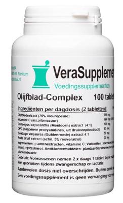 VeraSupplements Olijfblad Complex Tabletten VeraSupplements Olijfblad Complex Tabletten