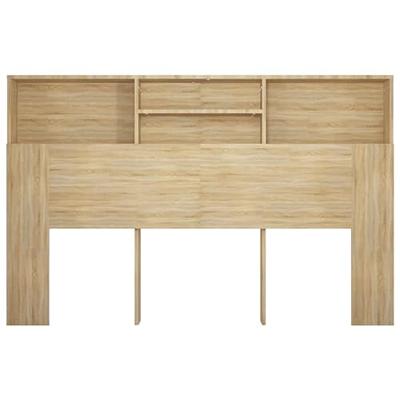 Hoofdbordkast 160x19x103,5 cm sonoma eikenkleurig