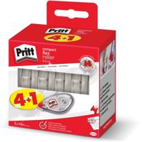 Correctietape Pritt Compact Flex 4.2mmx10m valuepack à 4+1 gratis - thumbnail
