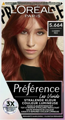 L'Oréal Paris Préférence Les Vivids - 5.664 Cherry Red
