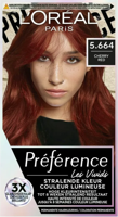 L'Oréal Paris Préférence Les Vivids - 5.664 Cherry Red - thumbnail