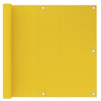Balkonscherm 90x500 cm HDPE geel - thumbnail