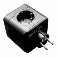 5-voudige Stekkerdoos zonder Schakelaar Fbright Zwart 3680 W - thumbnail