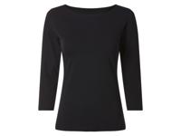 esmara Dames top (Zwart, L (44/46)) - thumbnail