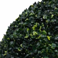 Kunstbuxusballen met LED-verlichting 2 st 52 cm groen - thumbnail